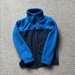 Columbia Two-Tone Blue Full-Zip Fleece Jacket